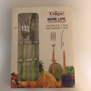 Set of fruit forks and knives!